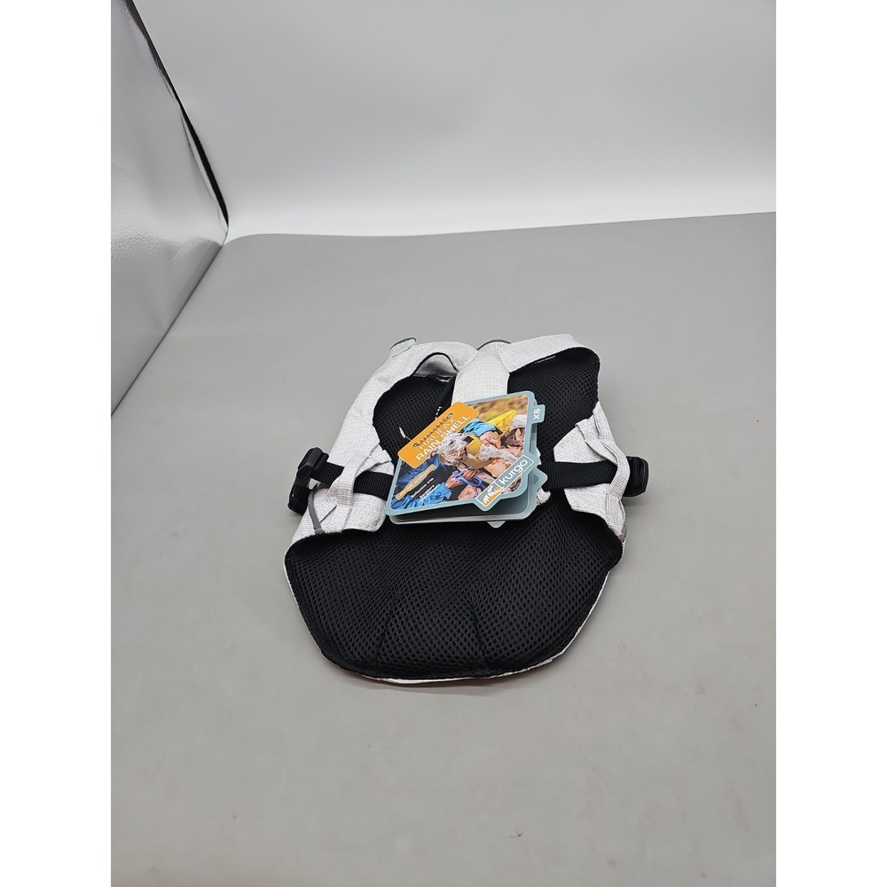 Kurgo Halifax Rain Shell Stormy White XS 14 Neck 15-22 Chest Reflect Waterproof‎